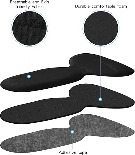 Miniatura 6 de Almohadillas para el talón para zapatos sueltos, almohadillas para zapatos demasiado grandes, evita que el talón se resbale agarre forros para
