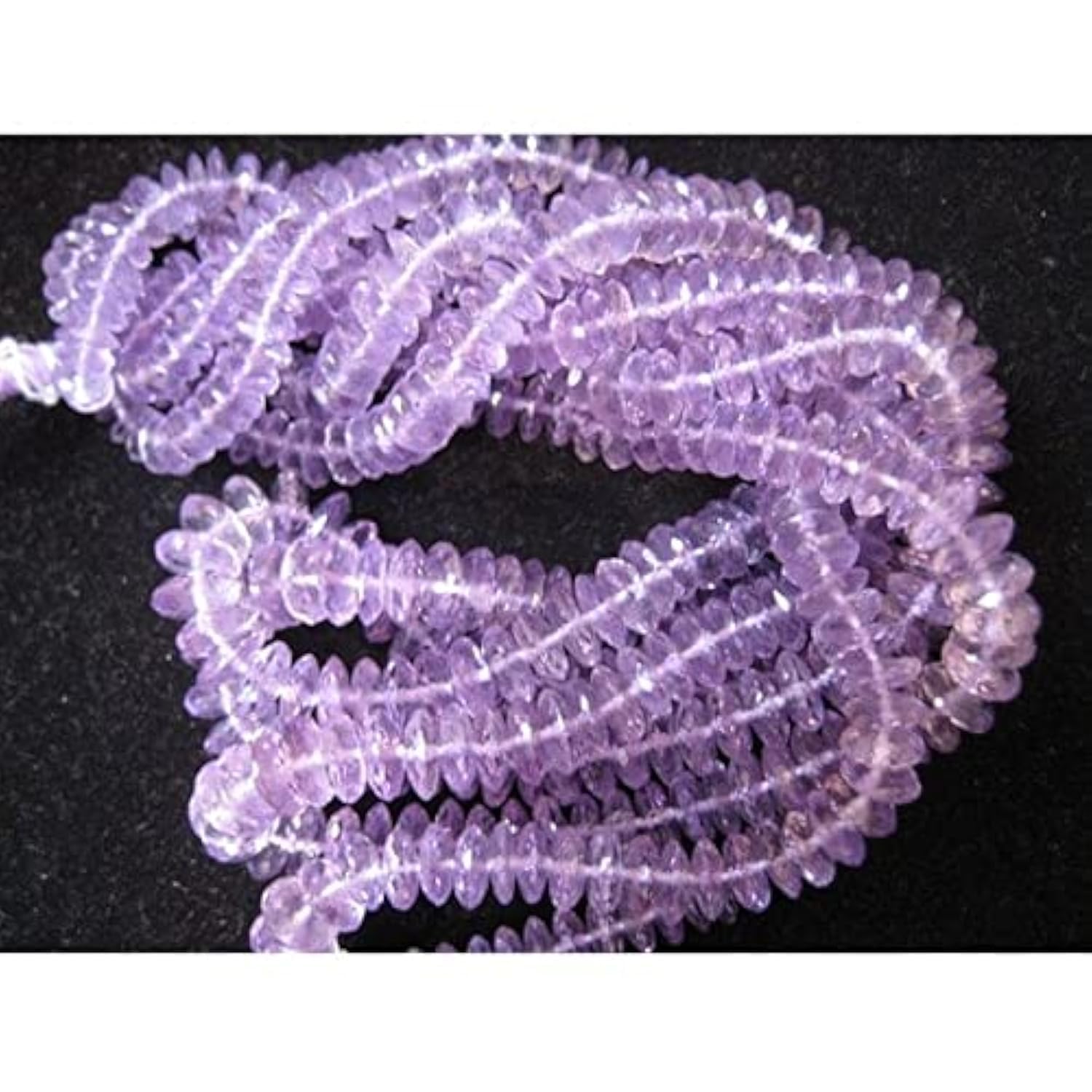 Améthyste LKBEADS rondelles de qualité supérieure pour joaillerie fine