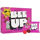 BEEUP Honey Fruit Snacks – With a Teaspoon of Honey in Every Pouch – Dye Free, No Corn Syrup – Individually Wrapped Fruit Snack Packs for School, Sports, Soccer – Very Berry (Pack of 10)