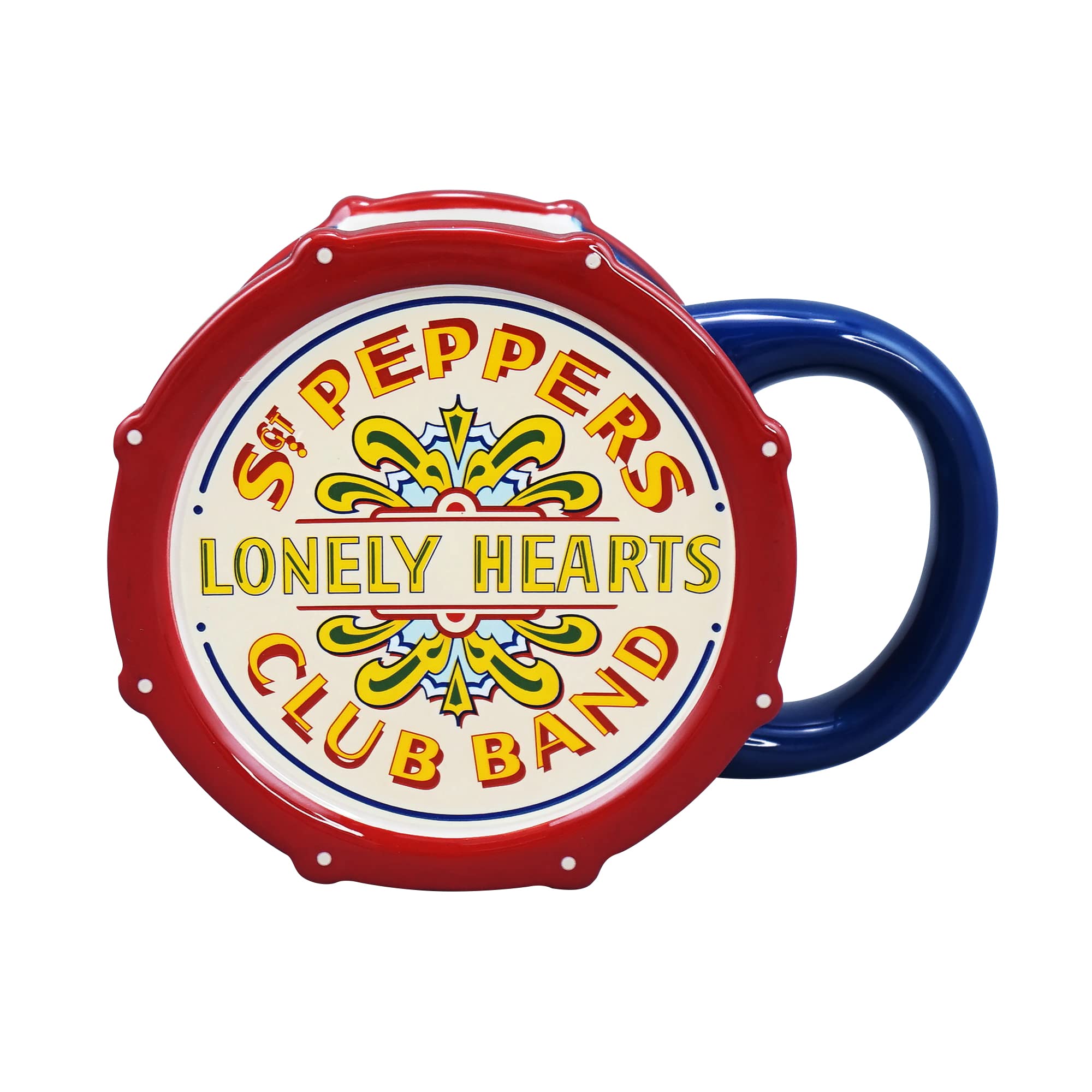 Half Moon Bay Beatles Ceramic Mug, White - Image 3