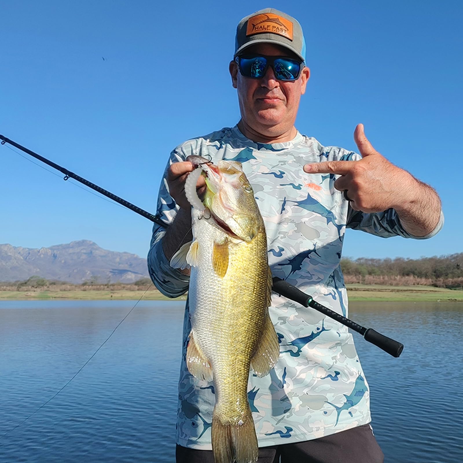 350 Piezas Lombrices Artificiales para Pesca Trucha, Señuelos Artificiales Gusanos para Pesca con 150 Gusanos Harina 200 Lombrices Tierra Pequeñas Amiento, para Carpa Herbívora Cruciana
