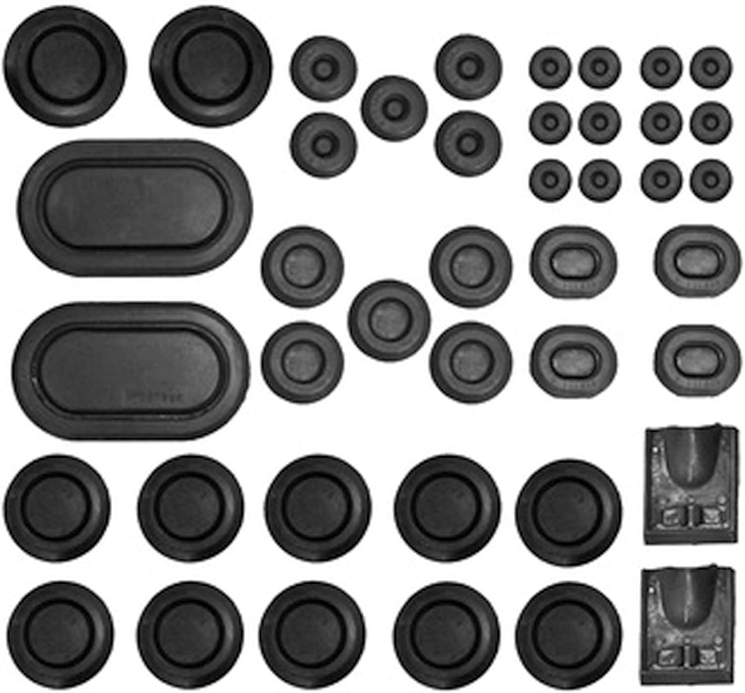Scott Drake C9ZZ-6511135-K Rubber Grommet Kit 44 Pc