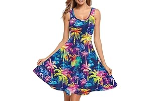 Palm Tree Sundress: Embrace Bohemian Chic with Tropical Grace