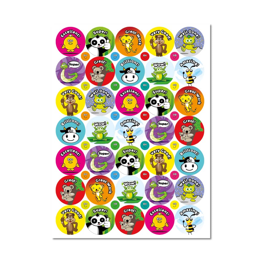Animals and Smiles Stickers - Bumper Pack (590 stickers) - Image 2