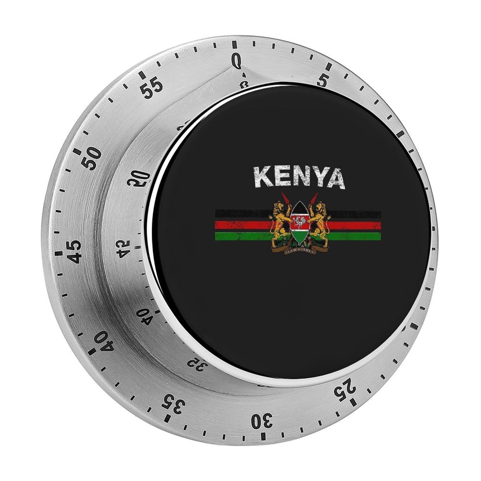 Kenyan Flag Pattern Mechanical Rotary Timer, Used for Daily Timing