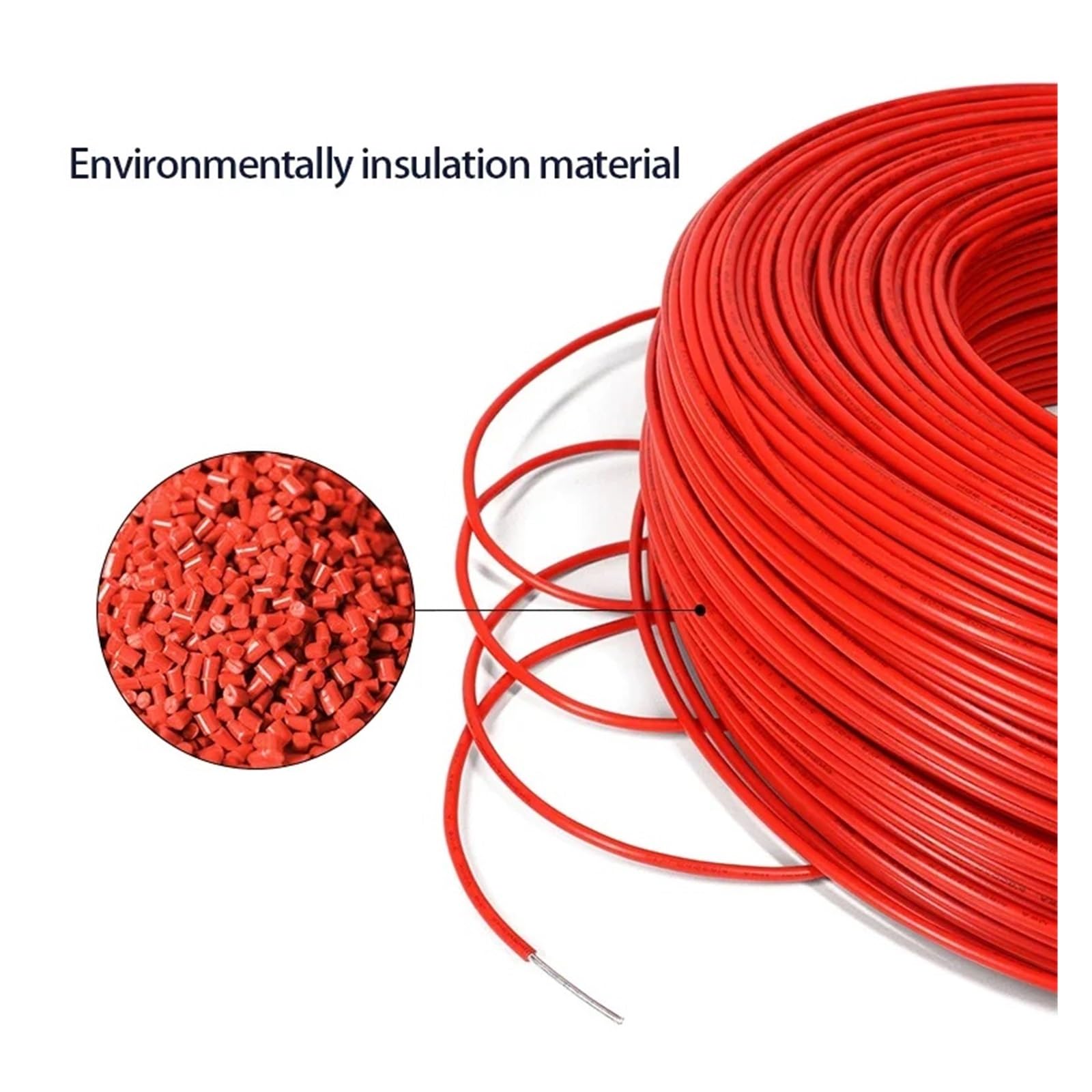 Cable Electrónico UL1007 De 10m, Núcleo Único AWG 26 24 22 20 18 16 14, Equipo Línea, Aislamiento PVC, Cobre Estañado(Green,10m 14AWG)