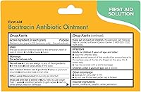 Vista 2 de TheraCare Bacitracin Antibiotic Ungüento Primeros auxilios Prevención y protección de infecciones 1.0 oz Cuidado tópico de heridas