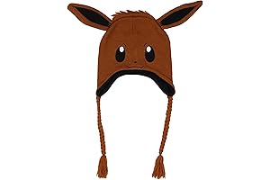 Adorable Pokémon Eevee Fleece-Lined Laplander Hat