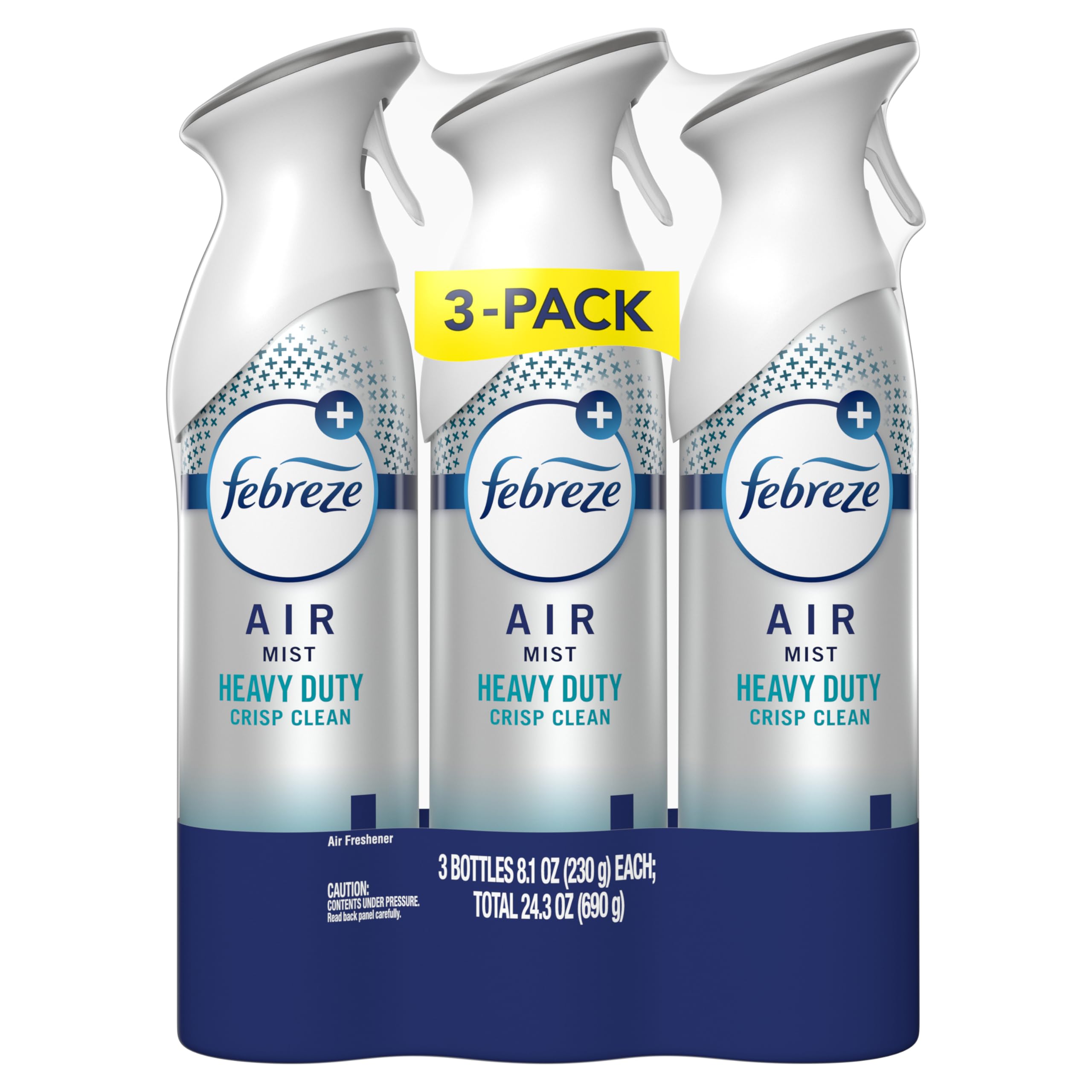 8.1oz Crisp Clean Scent Air Freshener Spray (Pack of 3) G921