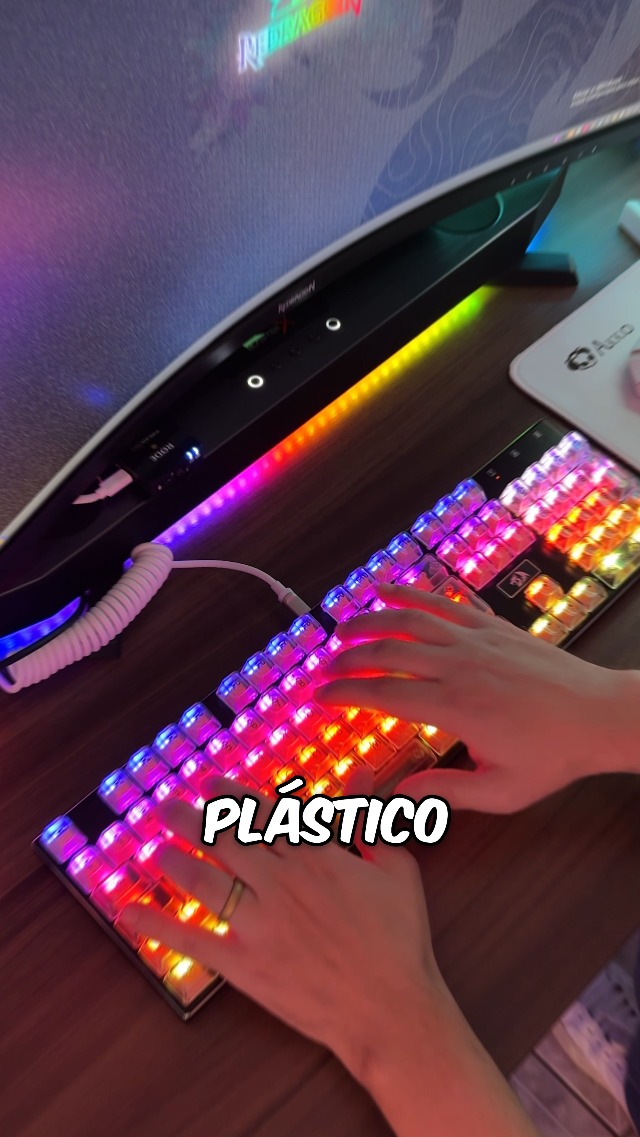 Conjunto de Keycaps ABNT2 Redragon Crystal Clear A137 PT | Amazon