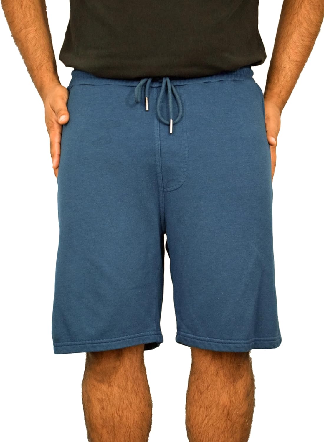 Soft & Simple - Organic Bamboo Viscose and Cotton Blend Terry Shorts - 3 Pockets - Men's/Women's Athleisure