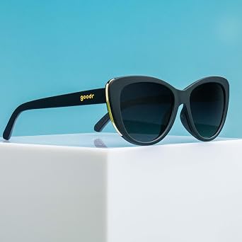 goodr Glam G Polarized Sunglasses Women | Medium Fit, Cat-Eye Frames, UV400, Gradient/Mirrored Lenses, No Slip, Multi Styles