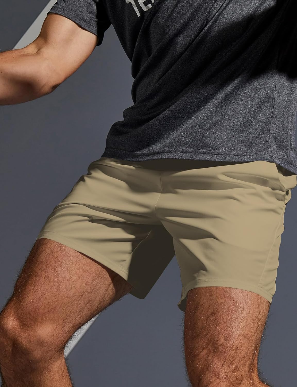 Aolesy Men's 5''/7'' Running Shorts Quick Dry Workout Gym Shorts with Pockets, Tennis Training Athletic（Linerless & Liner）