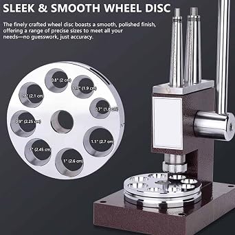 Ring Stretcher Reducer Tool with Dual Mandrels, Drilled Mounting Holes for Jewelers, Easily Adjusts Ring Sizes and Provides Precise Stretching