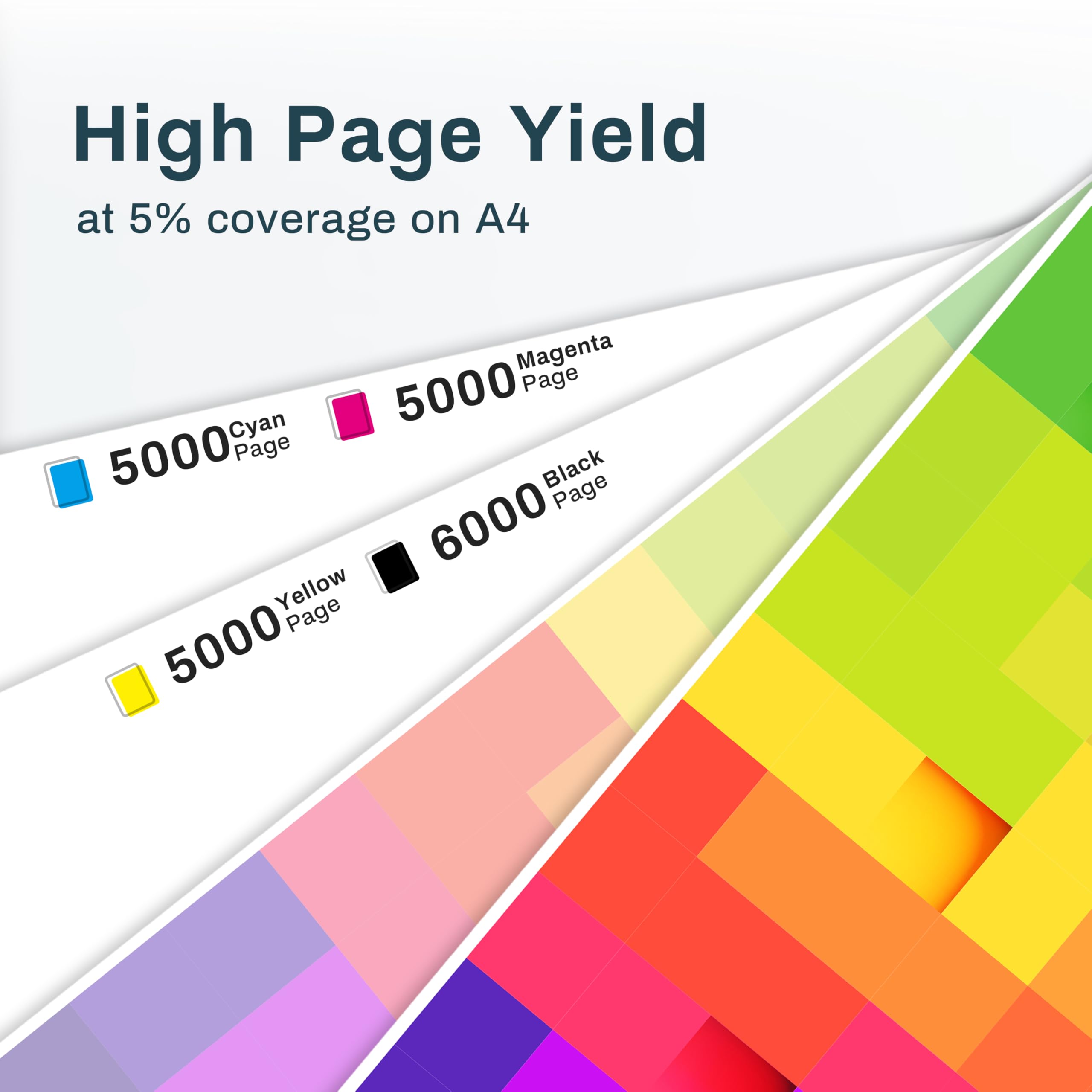 LC427XL Patronen Hohe Seitenleistung Kompatibel für Brother LC427XL druckerpatronen LC427 für Brother MFC-J5955DW MFC-J6955DW HL-J6010DW MFC-J6957DW MFC-J6959DW (4er-Pack) - 4