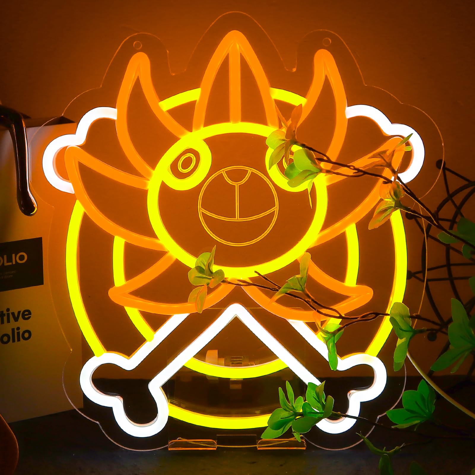 Balanar Anime Neon Sign for Wall Decor，LED Pirate Ship Neon Lights for Game room、Man Cave，Birthday、Christmas Gifts for Boys12.9 * 12.2 Inch