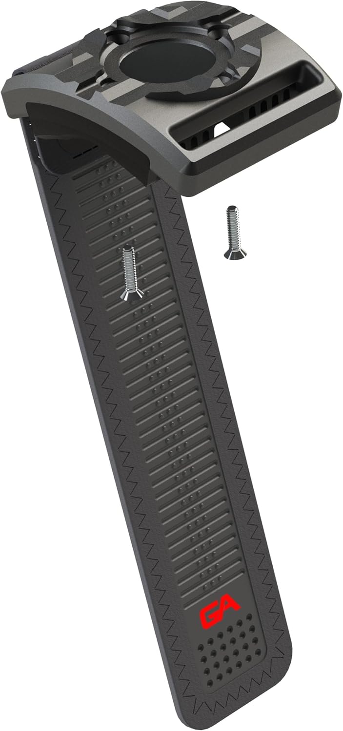 Guardian Angel Bike/Rail Strap Mount - Magnetic Mount with Screw-in | Fits Elite & Micro. Rubber backing with hook and loop system for extra grip. For bikes, rails, bars & posts.