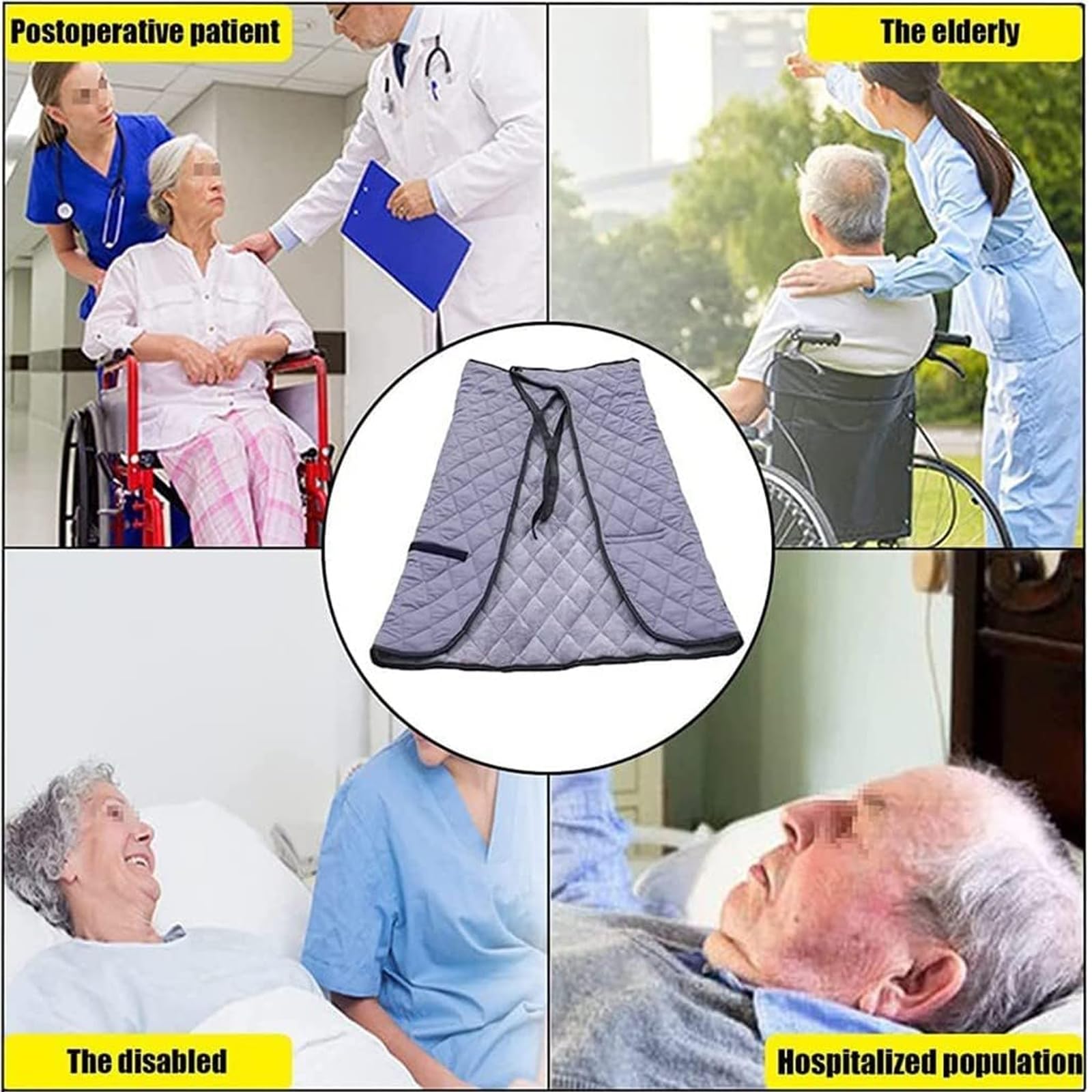 Manta Ligera para Silla de Ruedas, Funda para Silla de Ruedas, Funda para Silla de Ruedas para Adultos, Fundas cálidas para sillas de Ruedas manuales y eléctricas.