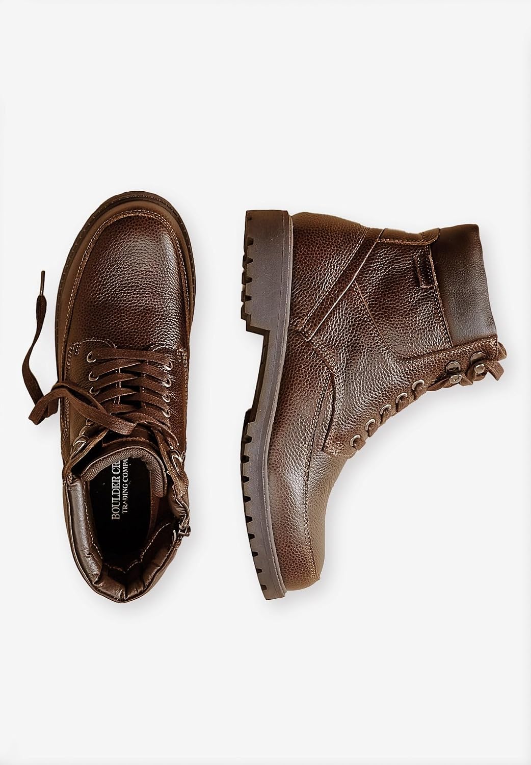 Boulder Creek by KingSize Men's Zip-Up Work Boots
