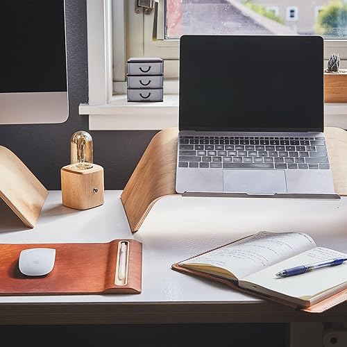 Miniatura 8 de Zerodeko Organizador de escritorio con 2 cajones, mini gabinete de almacenamiento de cajones de plástico transparente, caja de almacenamiento de