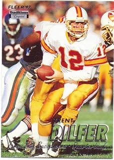 Trent Dilfer 1997 Fleer Crystal Silver #223 - Tampa Bay Buccaneers