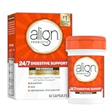 Align Probiotic, Pro Formula, Probiotics for Women and Men, Daily Probiotic Supplement, Helps Soothe Occasional Bloating & Gas*, #1 Doctor Recommended Brand‡, 63 Capsules (Packaging May Vary)