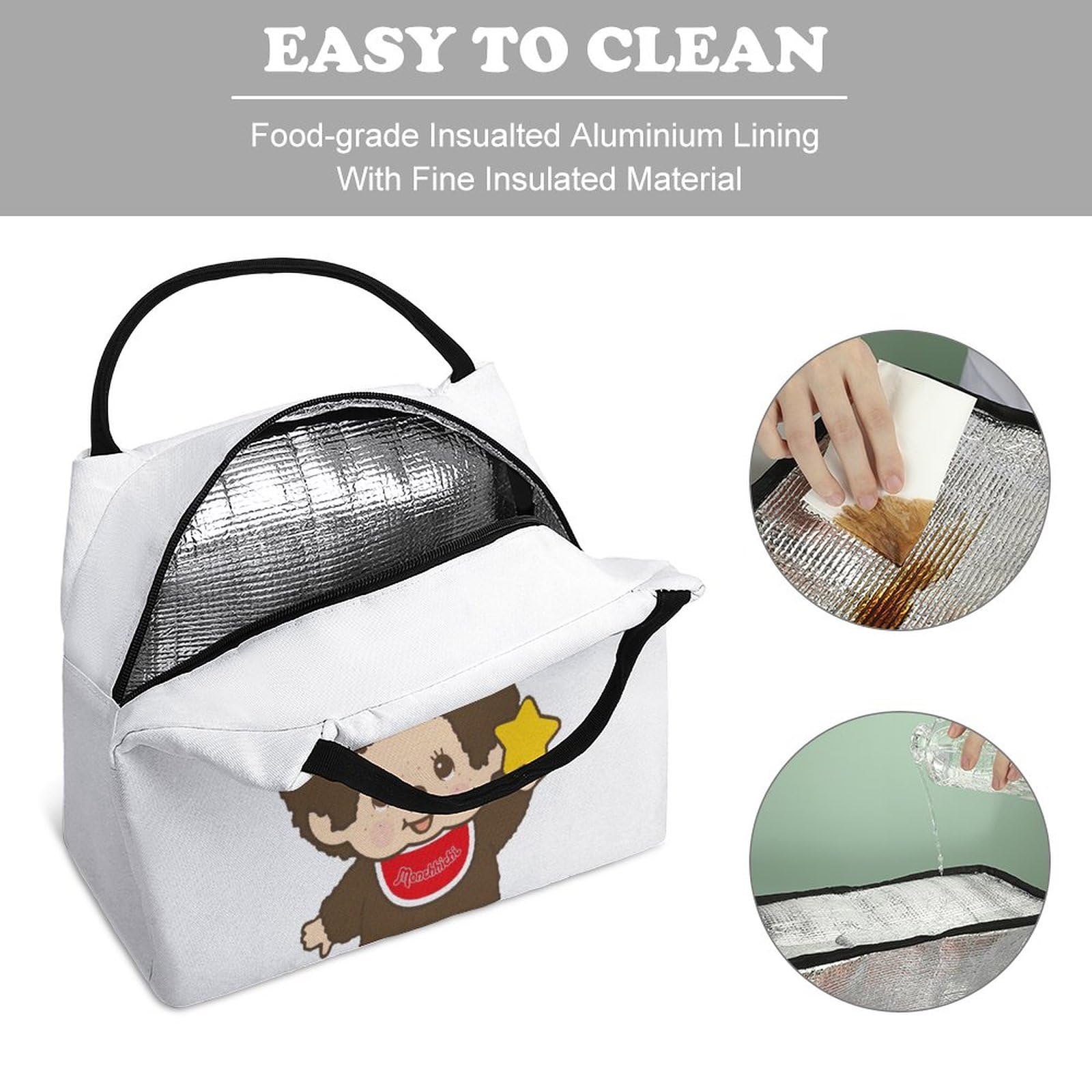 Amazon｜モンチッチ ランチバッグ お弁当袋 弁当バッグ クーラーバッグ