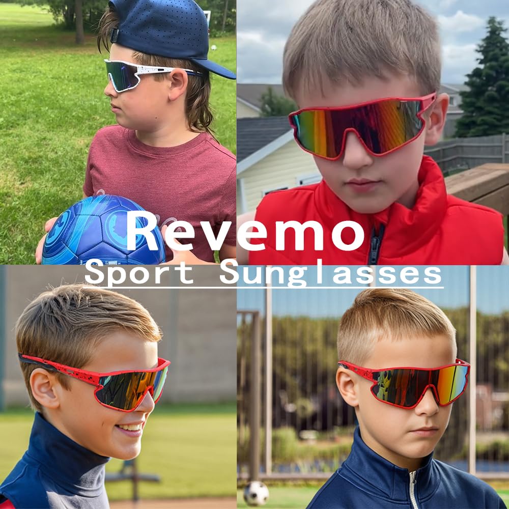 Okulary przeciwsłoneczne z daszkiem dla dzieci UV400 sportowe okulary przeciwsłoneczne dla chłopców dziewcząt bieganie lekka rama TR90