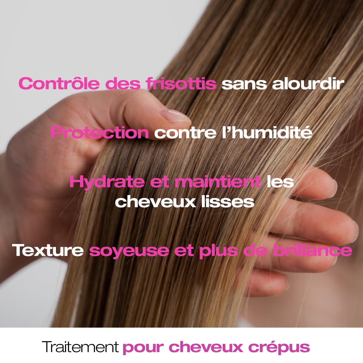 abril et nature - Shampooing Professionnel Nature Frizz - Pour Cheveux Frisés - Hydrate et Maintient les Cheveux Lisses - Plus Doux et Brillants - Traitement Vegan - Anti-Frisottis - 1000 ml