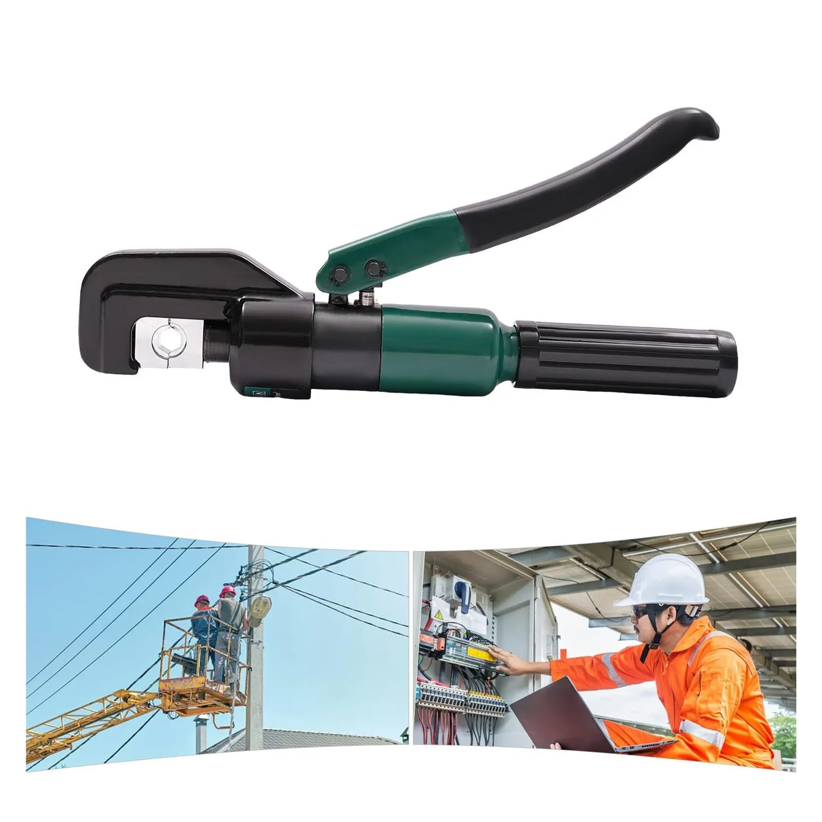 Ręczne hydrauliczne narzędzie do zaciskania Zaciskarka hydrauliczna z 8 pai matryc 4-70mm ² 6t Narzędzie hydrauliczne