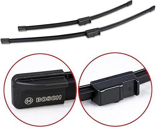 Miniatura 3 de BOSCH 3397118936 AeroTwin OE - Juego de 2 limpiaparabrisas de repuesto para lado del conductor y del pasajero, juego de 2 (24 y 19 pulgadas),