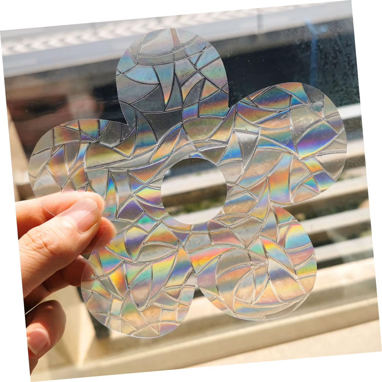 Cabilock 45 Stk kleines Blumenfenster merksam fensterbilder Fenstersticker terassentür Fensteraufkleber innen Blumenkunst Wandtattoo DIY-Aufkleber Anti-Kollisions-Glasaufkleber PVC Colorful