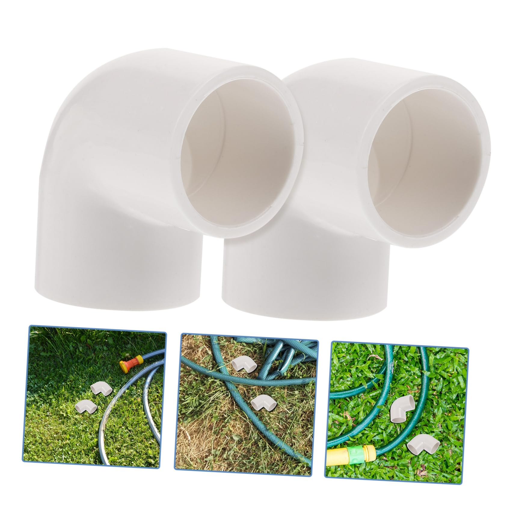 HANABASS 4 Set Connettori Idroponici Adattatori Angolari per Raccordi per Irrigazione E Riparazioni E Facili da Installare 20 Pezzi*4