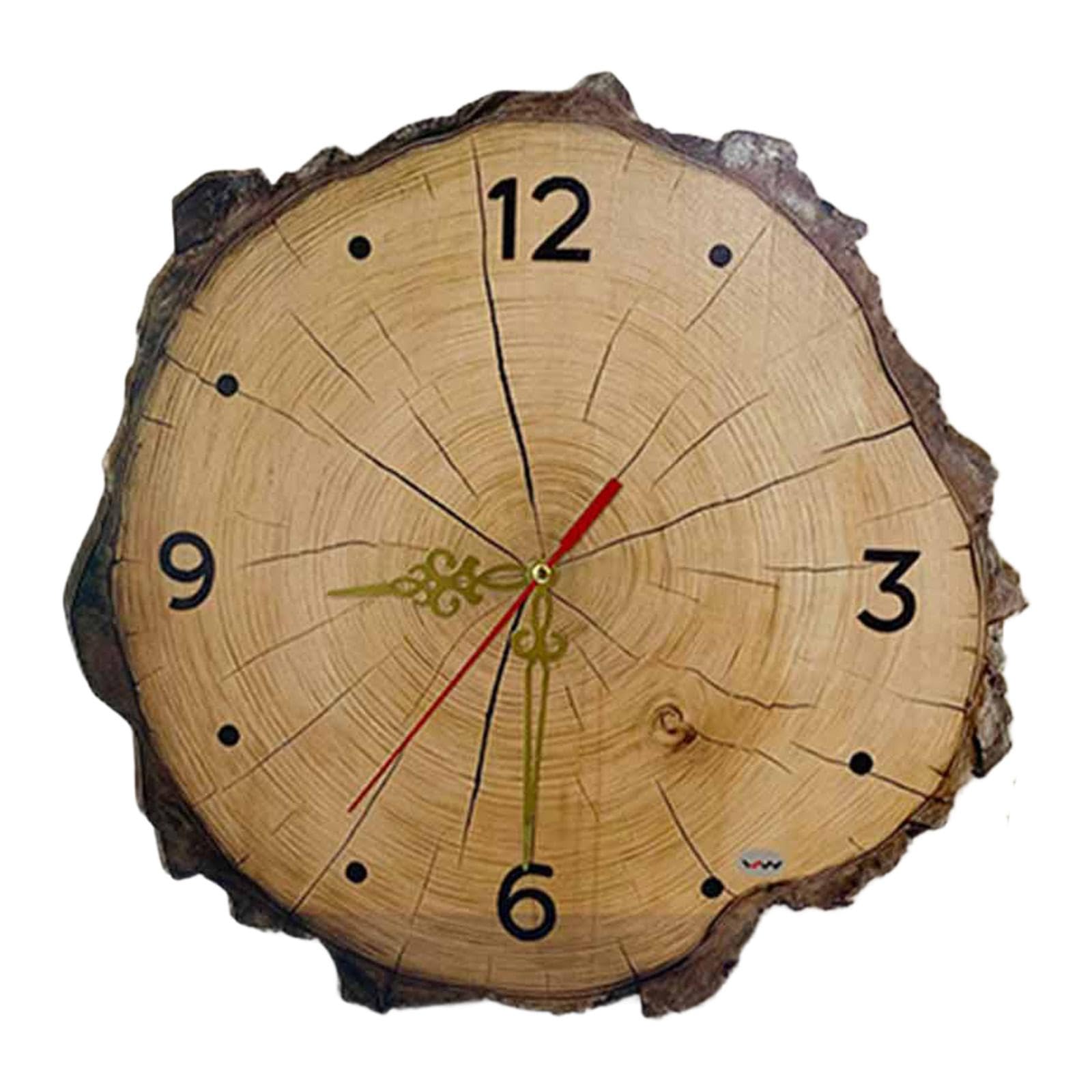 Horloge de ferme en bois pour cafe et cuisine ambiance champetre chaleureuse