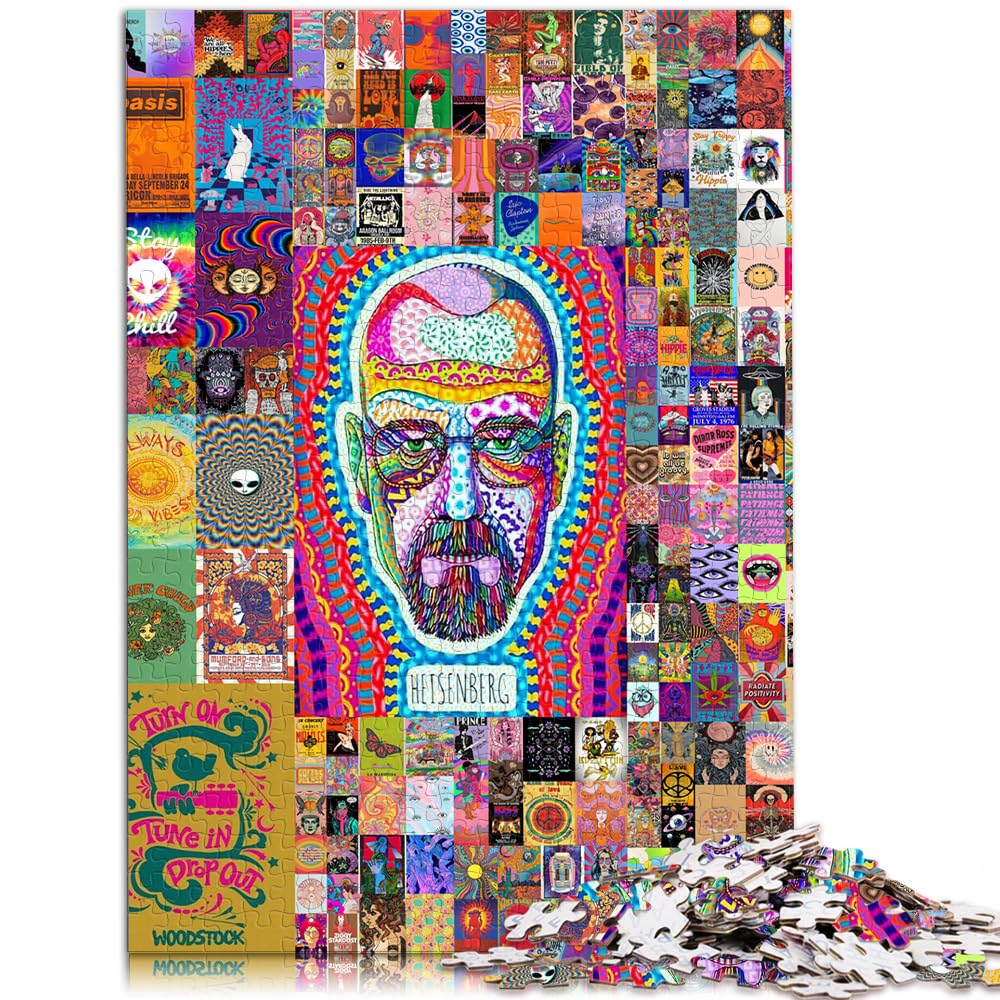 Jigsaw Puzzle for Kids colorful art 1000 piece puzzle for Adults & for Kids Age 12 and Up Cardboard puzzles Home Decoration Size: 26x38cm