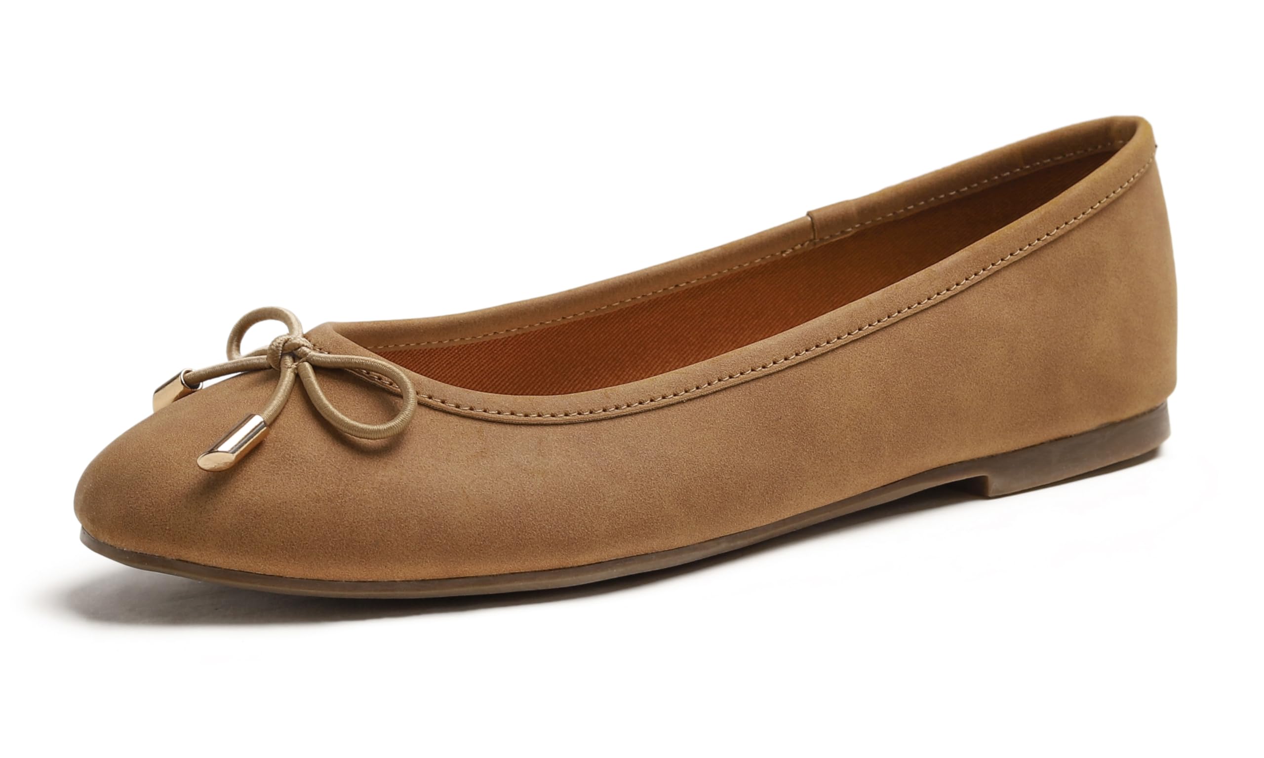 Feversole Women's Fashion Round Toe Ballet Flat,Bailarina Punta Redonda para Mujer
