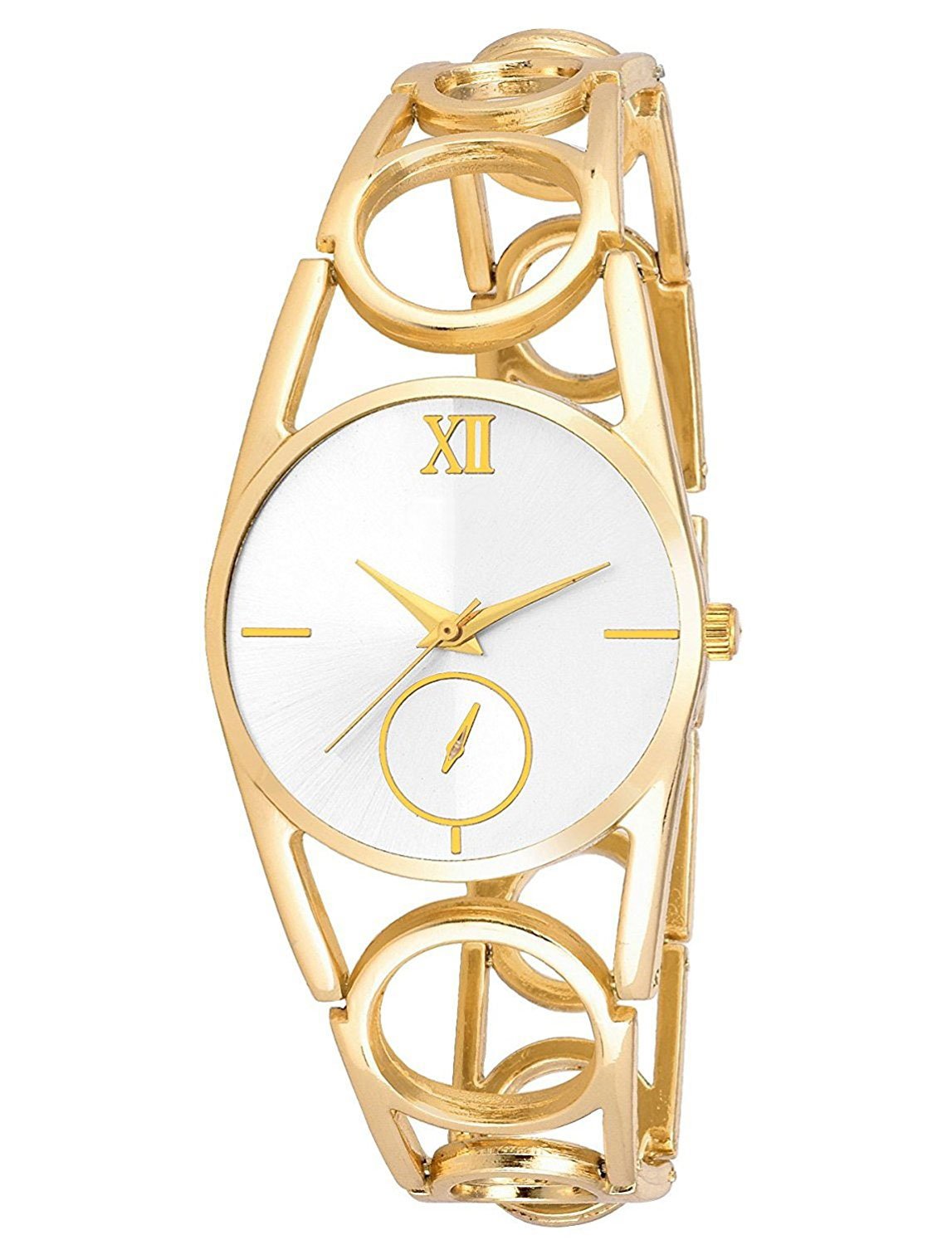 Acnos® Premium White Dial Gold Analogue Watch for Women Pack of - 1(FX303) (B07MR36165) Amazon Price History, Amazon Price Tracker