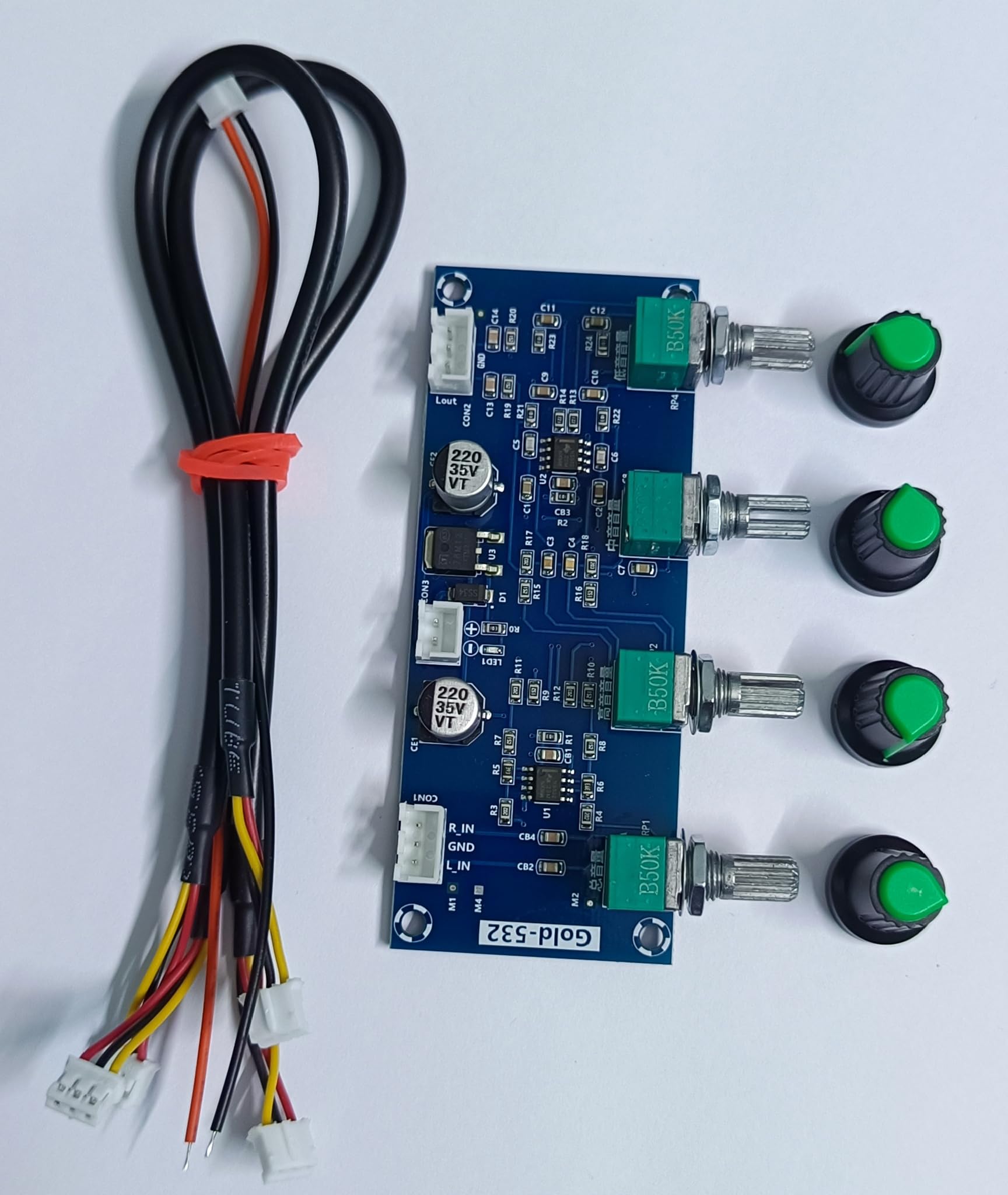Belfin Gold 532 Volume - Bass - Treble & Midrange Volume Control Board Audio Pre Amplifier (B0CQB3SFTH) Amazon Price History, Amazon Price Tracker