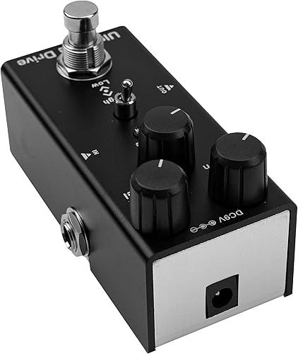 Miniatura 2 de Mini pedal de efectos de guitarra eléctrica, carcasa de metal, adaptador de CC de 9 V, True Bypass para kit de guitarra eléctrica múltiple (Ultimate