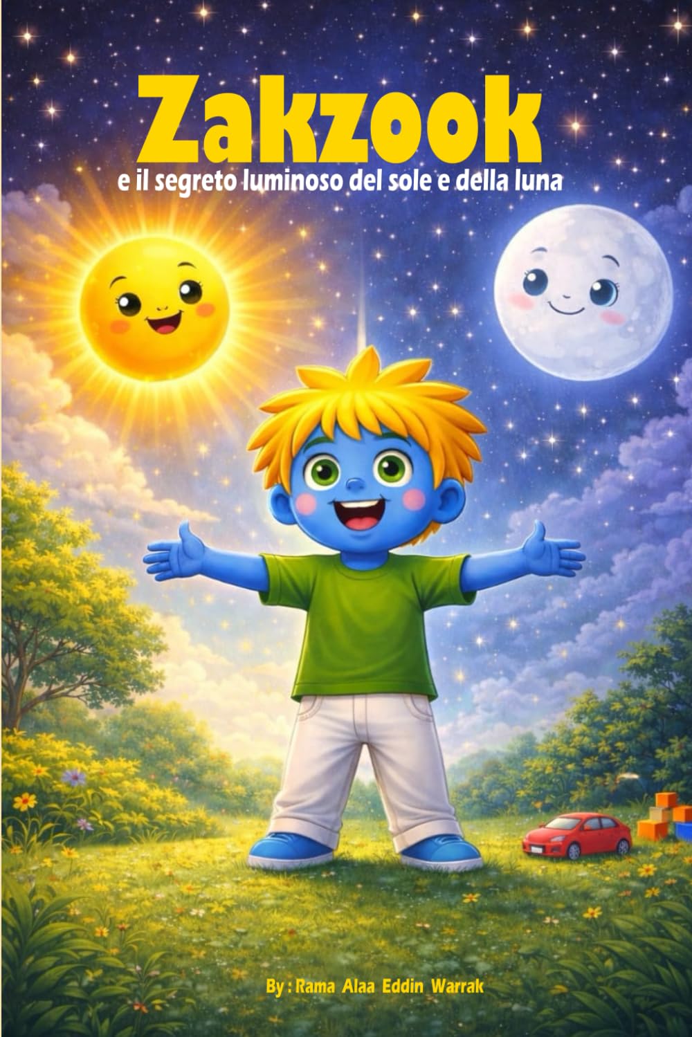 Zakzook e il segreto luminoso del sole e della luna: Un libro illustrato educativo per bambini dai 3 ai 5 anni per scoprire il giorno e la notte