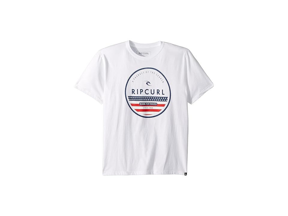 

Rip Curl Kids Fourth Premium Tee (Big Kids) (White) Boy's T Shirt