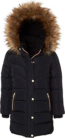 Girls fleece lined coat Clearance