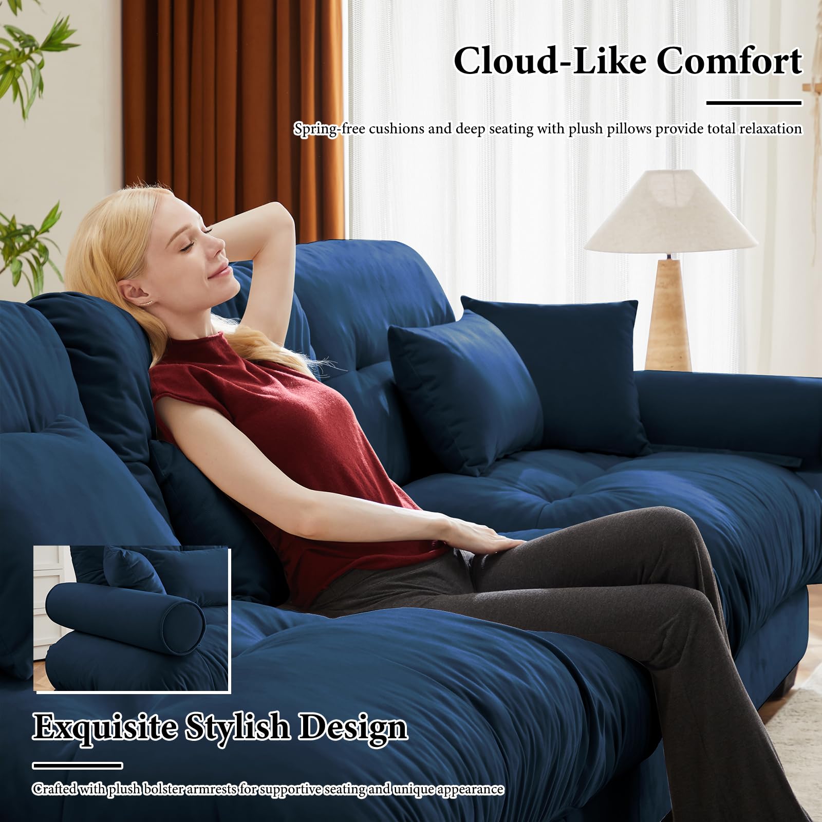 BELLA Chouchou Large Blue♡ Amazon.com: 166