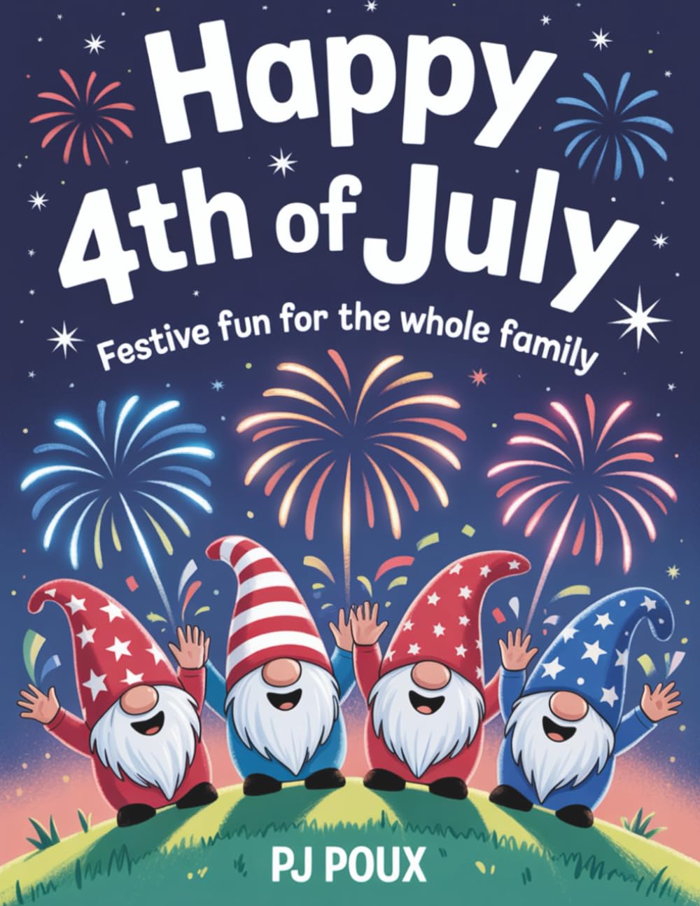 4th of July Coloring Book with Gnomes: Festive Fun for the Whole Family (Gnome Holiday Coloring Book Series)