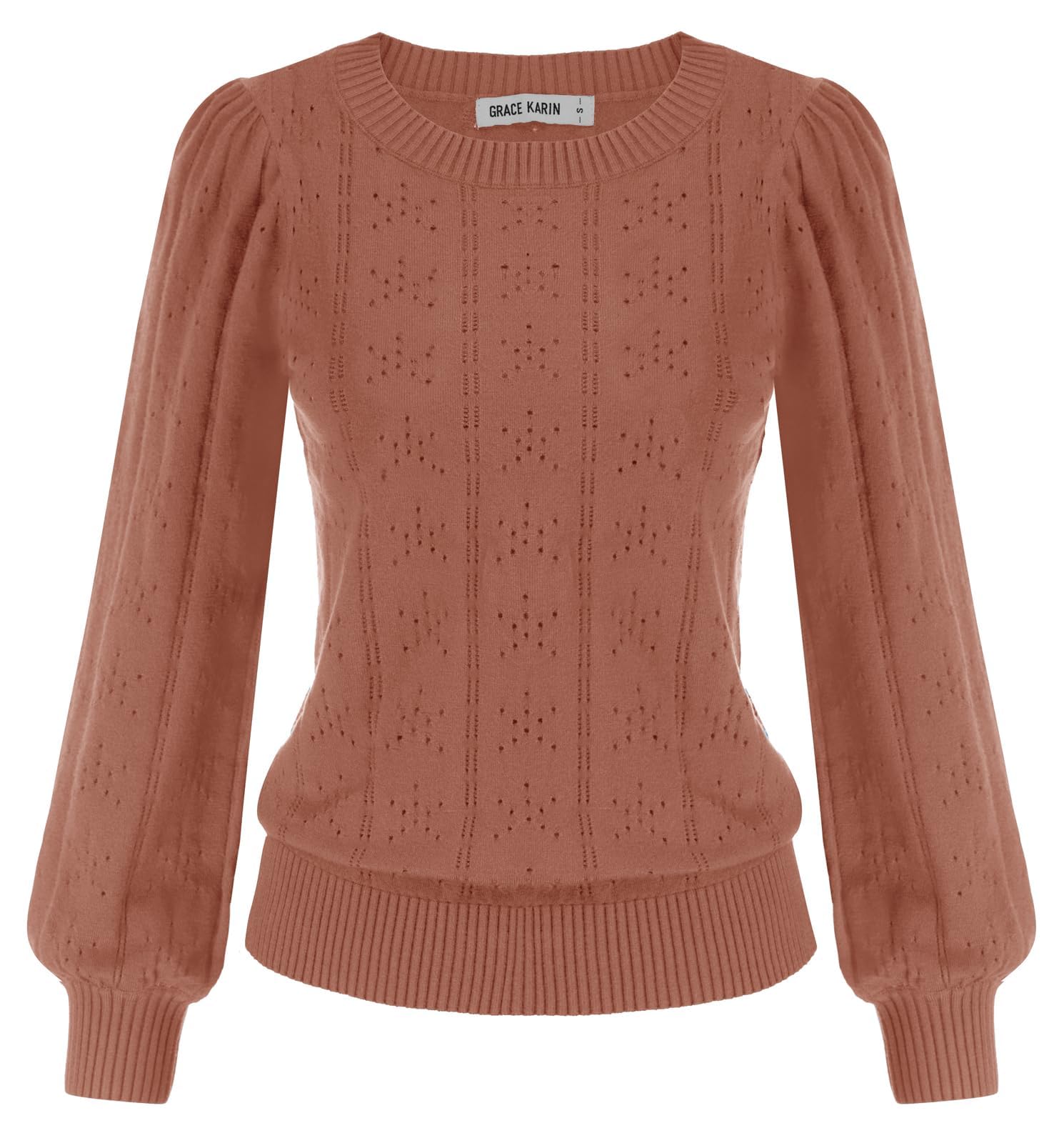 GRACE KARIN Crochet Pullover