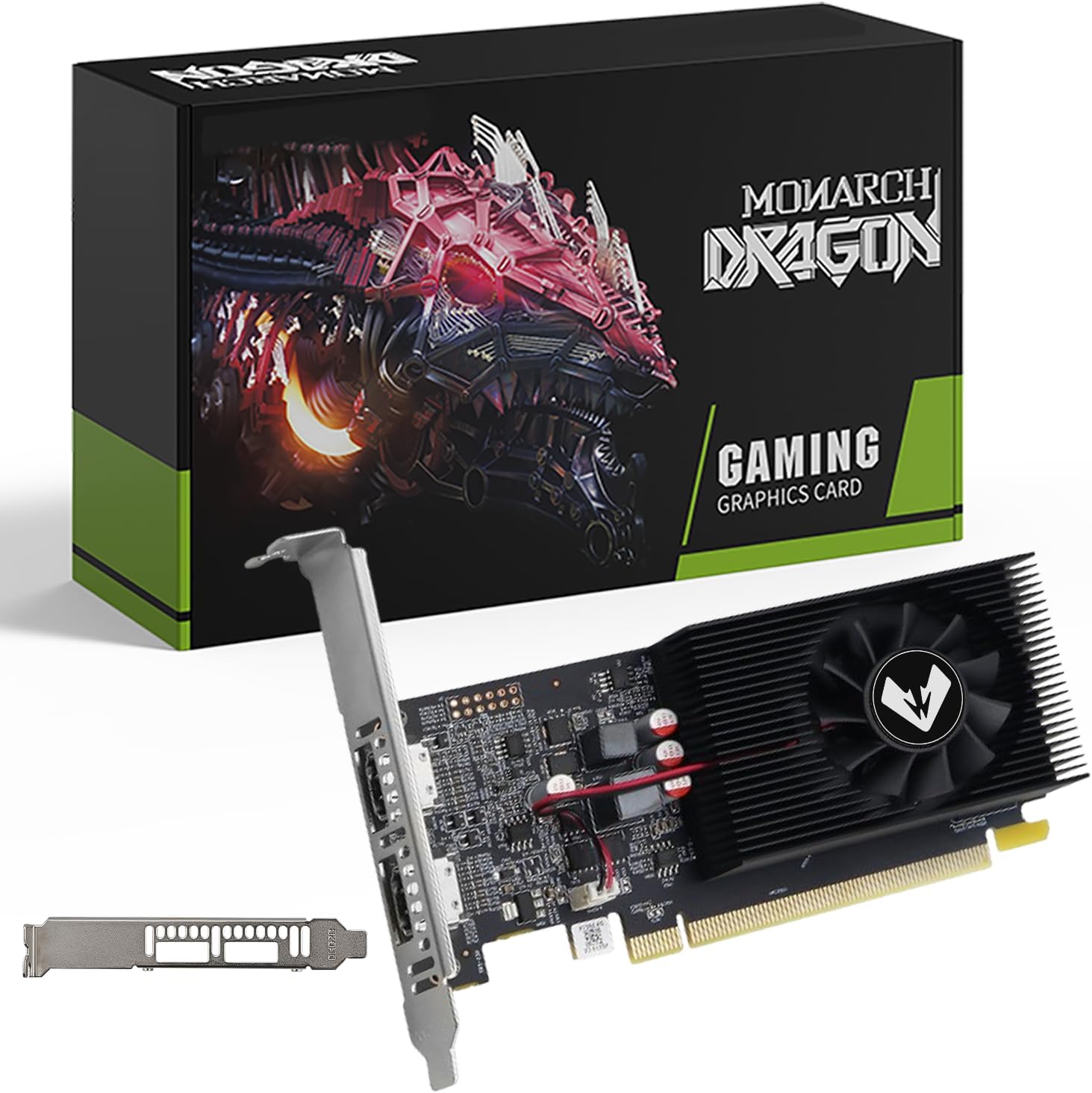 MOUGOL AMD Radeon R7 350 Graphics Card with 4G 128Bit GDDR3 Memory Equip with PCI Express*16 2*HDMI Video Card for Office Working