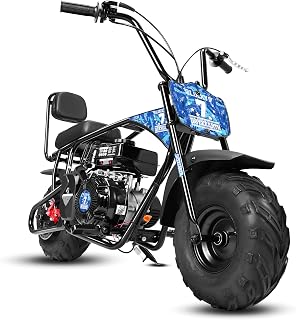 Oryxearth 99 CC Gas Powered Mini Bike 4 Stroke Off Road for Kids, Up to 28 Mph, Weight Support Up to 185 LBS