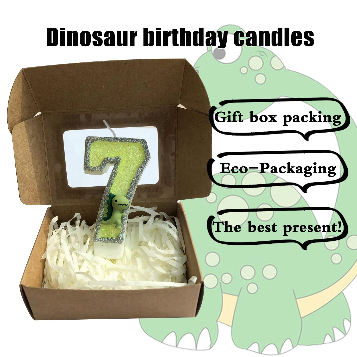 Velas De Cumpleaños De Dinosaurio, Lindas Velas De Pastel De Cumpleaños Con Temática De Dinosaurio 3D Para Decoración De Tartas De Fiesta, Juego De 4