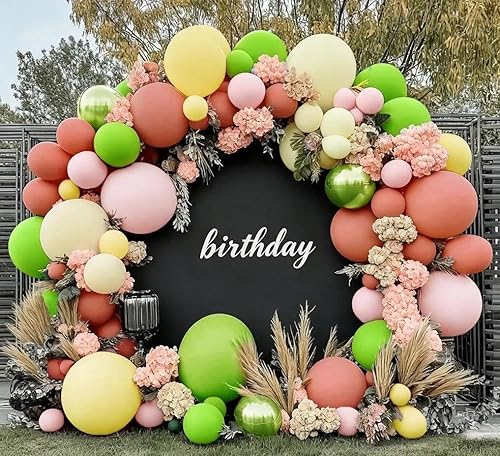 Vista 30 de Guirnalda de globos de color morado y rosa, globos de doble relleno de lavanda lila, globos pastel de diferentes tamaños, kit de arco de globos