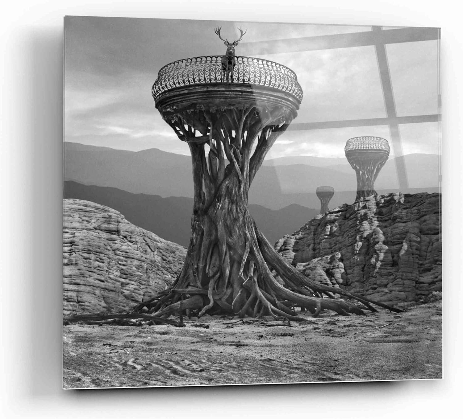 Epic Art 'Pulpit' by Dariusz Klimczak, Acrylic Glass Wall Art, 12"x12"